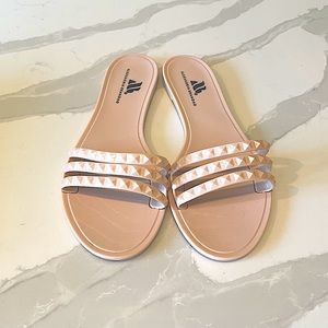 Alexandria Brandao Aria B Sandal Nude New In Box